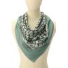 imageCOACH womens Textured Signature C Printed Silk SquareAquamarine