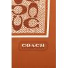 imageCOACH womens Textured Signature C Printed Silk SquareBurnished Amber