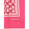 imageCOACH womens Textured Signature C Printed Silk SquareDragonfruit