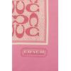 imageCOACH womens Textured Signature C Printed Silk SquareFuchsia