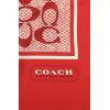 imageCOACH womens Textured Signature C Printed Silk SquareRuby