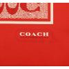 imageCOACH womens Textured Signature C Printed Silk SquareSport Red