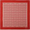 imageCOACH womens Textured Signature C Printed Silk SquareTrue Red