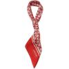 imageCOACH womens Textured Signature C Printed Silk SquareTrue Red