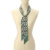 imageCOACH womens Textured Signature C Printed Skinny ScarfAquamarine