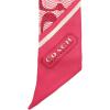 imageCOACH womens Textured Signature C Printed Skinny ScarfDragonfruit