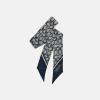 imageCOACH womens Textured Signature C Printed Skinny ScarfMidnight Navy