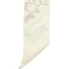 imageCOACH womens Textured Signature C Printed Skinny ScarfOffwhite
