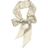 imageCOACH womens Textured Signature C Printed Skinny ScarfOffwhite