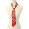 imageCOACH womens Textured Signature C Printed Skinny ScarfSport Red