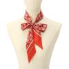 imageCOACH womens Textured Signature C Printed Skinny ScarfSport Red