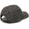 imageCoach Signature C Jacquard Baseball Hat Charcoal