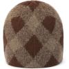 imageCoach Womens Argyle Knit BeanieGreyBrown