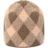 imageCoach Womens Argyle Knit BeaniePeachDark Stone