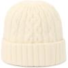 imageCoach Womens Embroidered Cable Knit BeanieChalk