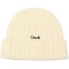 imageCoach Womens Embroidered Cable Knit BeanieChalk