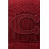 imageCoach Womens Sculpted C Corduroy Baseball Hat Dark Wine
