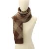 imageCoach womens Argyle Knit MufflerGreyBrown