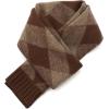 imageCoach womens Argyle Knit MufflerGreyBrown