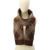 imageCoach womens Argyle Knit MufflerGreyBrown