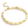 imageCOACH Jewelry Womens Beveled Signature C Link Bracelet