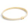 imageCOACH Jewelry Womens Signature C Enamel Bangle BraceletChalkGold