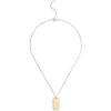 imageCOACH Jewelry Womens Signature Hangtag Pendant Necklace