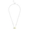 imageCOACH Jewelry Womens Signature Signet Rondelle Pendant Necklace