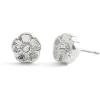 imageCOACH Jewelry Womens Signature Tea Rose Stud Earrings