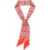 imageCOACH womens Textured Signature C Printed Skinny ScarfSport Red