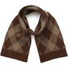 imageCoach womens Argyle Knit MufflerGreyBrown