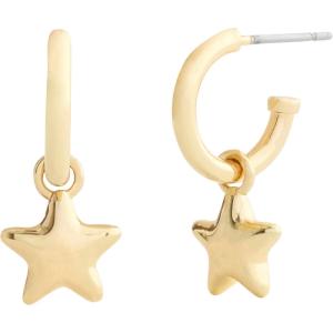 imageCOACH Jewelry Womens Star Charm Huggie EarringsGold