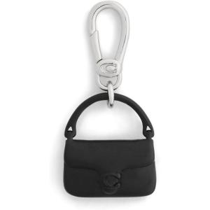 imageCOACH Womens Collectible Signature Jewelry CharmTabby BlackRhodium