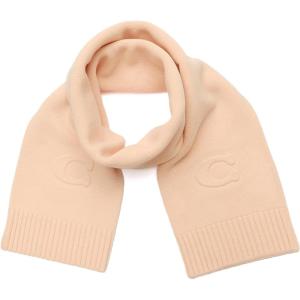 imageCOACH womens Embossed Knit MufflerPeach