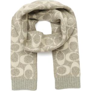 imageCOACH womens Jumbo Signature C ScarfGrey Birch