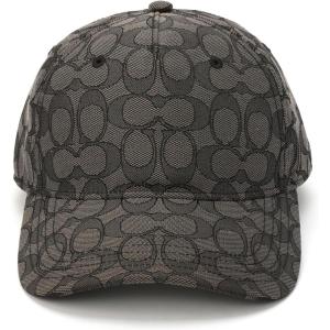 imageCoach Signature C Jacquard Baseball Hat Charcoal
