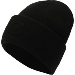 imageCoach Womens Embossed C Knit BeanieBlack