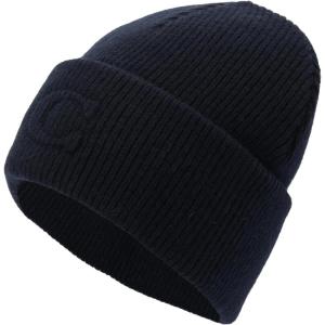 imageCoach Womens Embossed C Knit BeanieDeep Blue