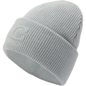 imageCoach Womens Embossed C Knit BeanieLight Blue