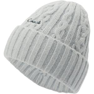 imageCoach Womens Embroidered Cable Knit BeanieLight Blue