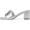 imageCOACH womens Holly Block Heel SandalSilver