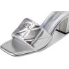 imageCOACH womens Holly Block Heel SandalSilver