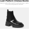 imageCOACH womens Leah Platform Chelsea BootieBlack