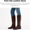 imageCOACH womens Park Tall Leather BootMaple
