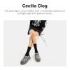 imageCecelia Signature Shearling Clog CharcoalCharcoal