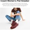 imageCoach Womens Flat Sneaker Merlot 5