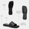 imageCoach Womens Florence Sandal in Signature Coated Canvas FlatBlack
