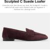 imageCoach Womens Sculpted C Loafer in SuedeMerlot