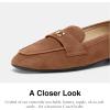 imageCoach Womens Sculpted C Loafer in SuedeShadow Brown