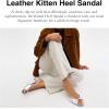 imageCoach womens Kitten Heel SandalSilver